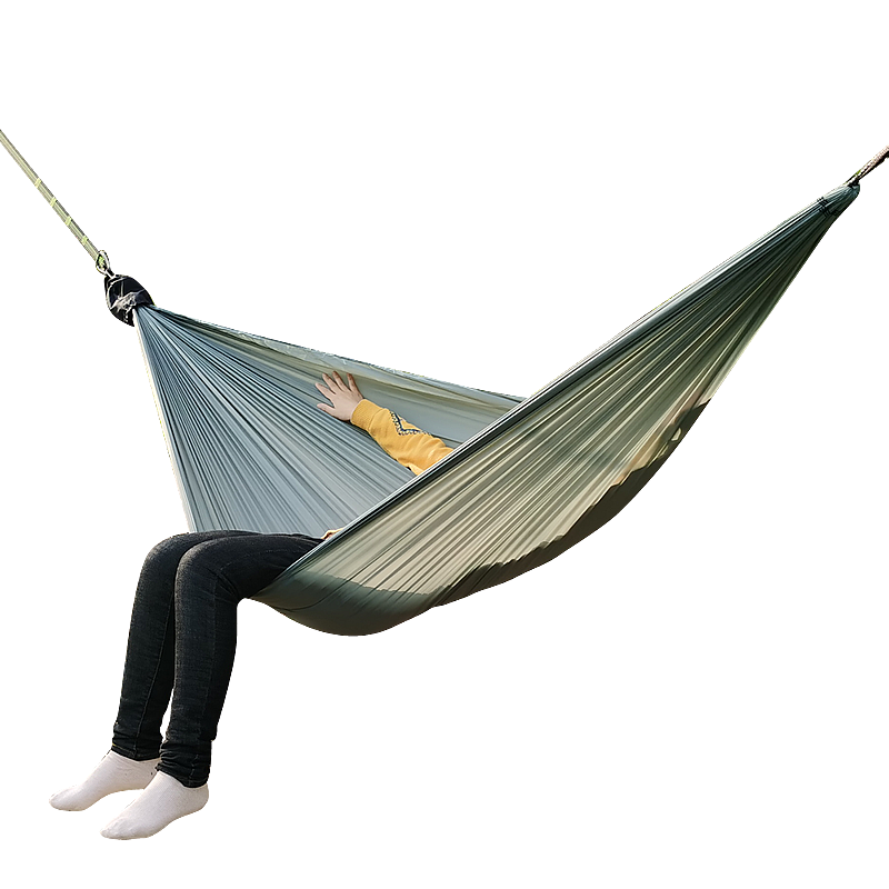 Cheap Goat Tents Portable Hammock Outdoor Garden Sports Home Travel Camping Swing Stripe Canvas Hang Bed Hammock Tents 